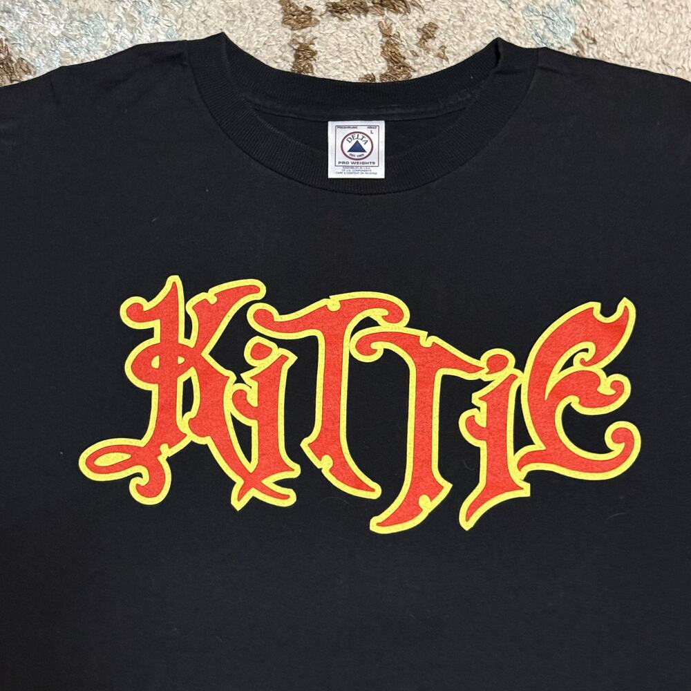 Vintage Kittie Classic Logo Shirt Size Large Numetal Band Tee First Shirt